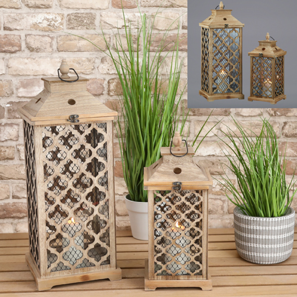 lanterne en bois action