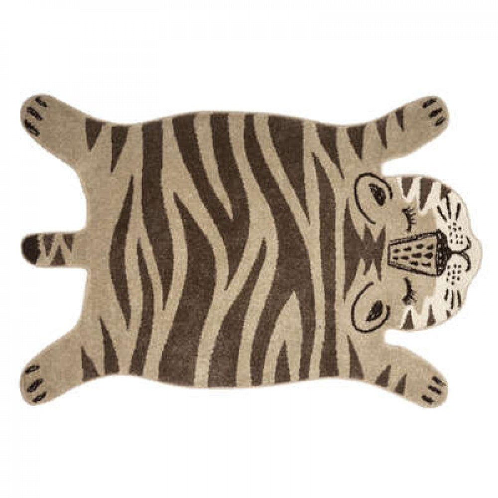 tiger rug 100 x 150, multicolored from wholesale and import