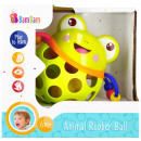 bam bam rubber ball with rattle frog 0 /