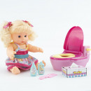 doll box 25cm + accessories potty k0059 window box
