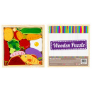 wooden vegetable puzzle 12 pieces 17x17x2 mc foil