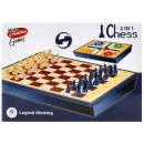 Schachspiel 2in1 17x12x3 Monate Box