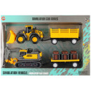 pull back construction machine + accessories 28x19