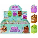 squeezable owl toy 7 cm mix 3 mc for Display