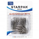 paper clip met 28 silver 50pcs starpak off blister
