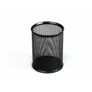 pen holder, round, black n starpak