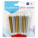 glitter loose gold / silver 4g kpl6pcs blister