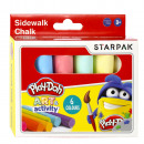 Großhandel Sonstige: Bürgersteig Kreide 6 Farben Play Doh Starpak Pud