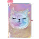 holographic notebook a5 cat starpak blister