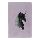notebook plush 150x210 lines lily unicorn starpak
