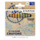 Wachsmalstifte 12 Farben Trip Starpak