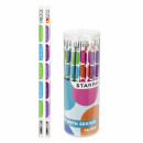 pencil with eraser hb tabl mnoz starpak tube