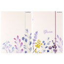 folder with a paper eraser a4 flowers starpak fol
