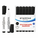 round dry erase marker black Starpak powder