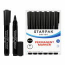 permanent marker round black Starpak pud