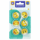 magnet colors mix emot 33mm pack 6 pcs starpak bli