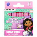 Gabby's Dollhouse Starpa wax crayons 12 colors