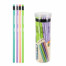 pencil with eraser hb trj pastel starpak tube 288/