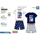 Sonic MODERN - kurzer Pyjama T-Shirt &sh druck