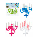  Cake candle holder, 4- times assorted , for 9 ...