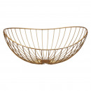 wholesale Decoration: Deco bowl Wave, gold, small, approx. 31x28cm