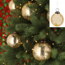 Palle dell'albero di Natale scoppiettanti, oro