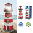wholesale Decoration: Solar LED lighthouse, about 38cm high