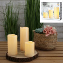 ingrosso Home & Living: Set di candele a LED Outdoor , 3 pezzi, con timer