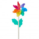 Großhandel Garten & Baumarkt: Windrad Flower bunt S, ca. 30cm, 11cm Ø