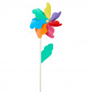 Großhandel Garten & Baumarkt: Windrad Flower bunt XL, ca. 110cm, 40cm Ø