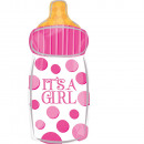 Junior Shape baby bottle It's a Girl foil ball