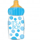 Junior Shape baby bottle It's a Boy foil ballo