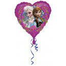 Standard frozen heart foil balloon loose 43 cm