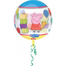 Orbz ' Peppa Pig ' Foil Balloon Clear pack