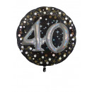 Multi Balloon szikrázó születésnap 40 Fólia Balloo