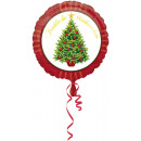 Standard Merry Christmas Foil Balloon Round v