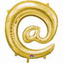 SuperShape Symbol '@' Gold Foil Balloon Pa