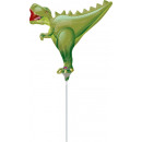 Mini Shape 'T-Rex' foil balloon, loose, 35