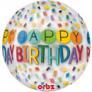 Orbz ' Happy Birthday Rainbow' Foil Balloo