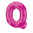SuperShape Letter Q Pink Foil Balloon L34 pack