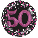 Multi Balloon Sparkling Pink 50 foil balloon verpa
