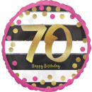 Standard 'Pink & Gold Milestone 70' Fo
