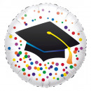 Standard 'Graduation' fólia ballon kerek, 