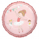 Standard 'Little Dancer' foil balloon roun