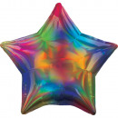 Standard Holographic Iridescent Rainbow Star Foli