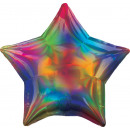 Standard Holographic Iridescent Rainbow Star Foil