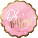 Jumbo HX Pink Baby Girl fólia léggömb csomagolva 2
