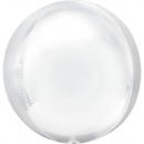 Orbz Weiss foil balloon packed