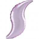Super Shape Pastel Pink satin Curve foil balloon l