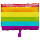 Standard Shape Rainbow Flag Foil Balloon S80